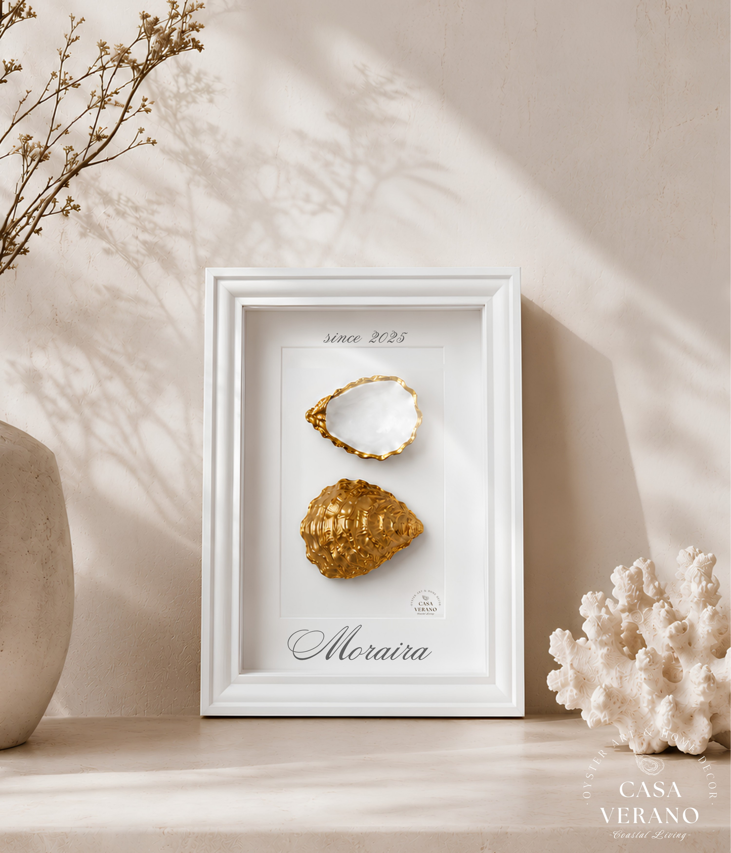 Verano No. 09 – Oyster Duo | White Frame Profile