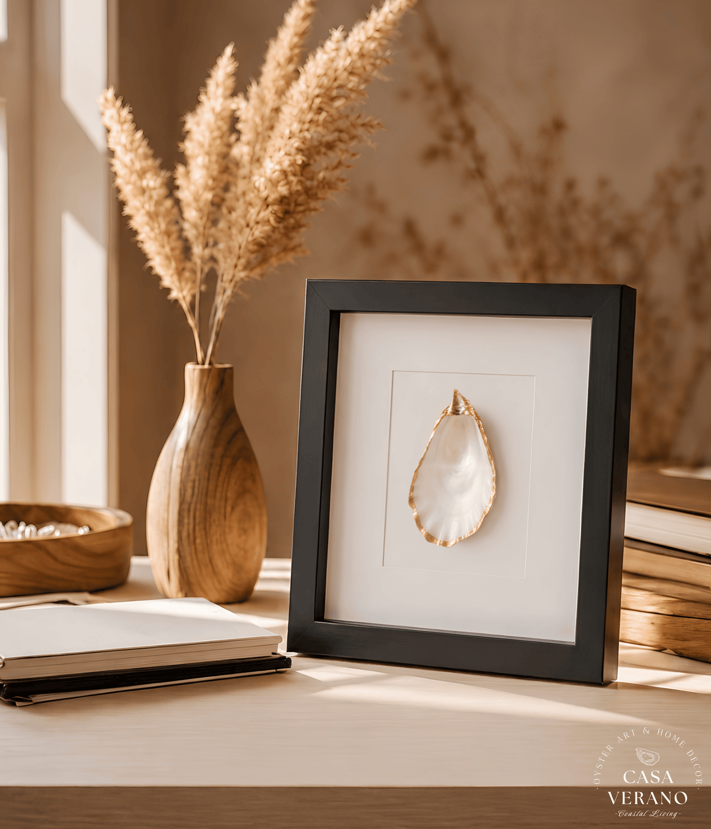 Verano No. 02 – Open Oyster | Black Frame