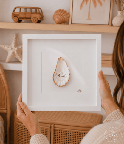 Verano No. 01 – Open Oyster | White Frame