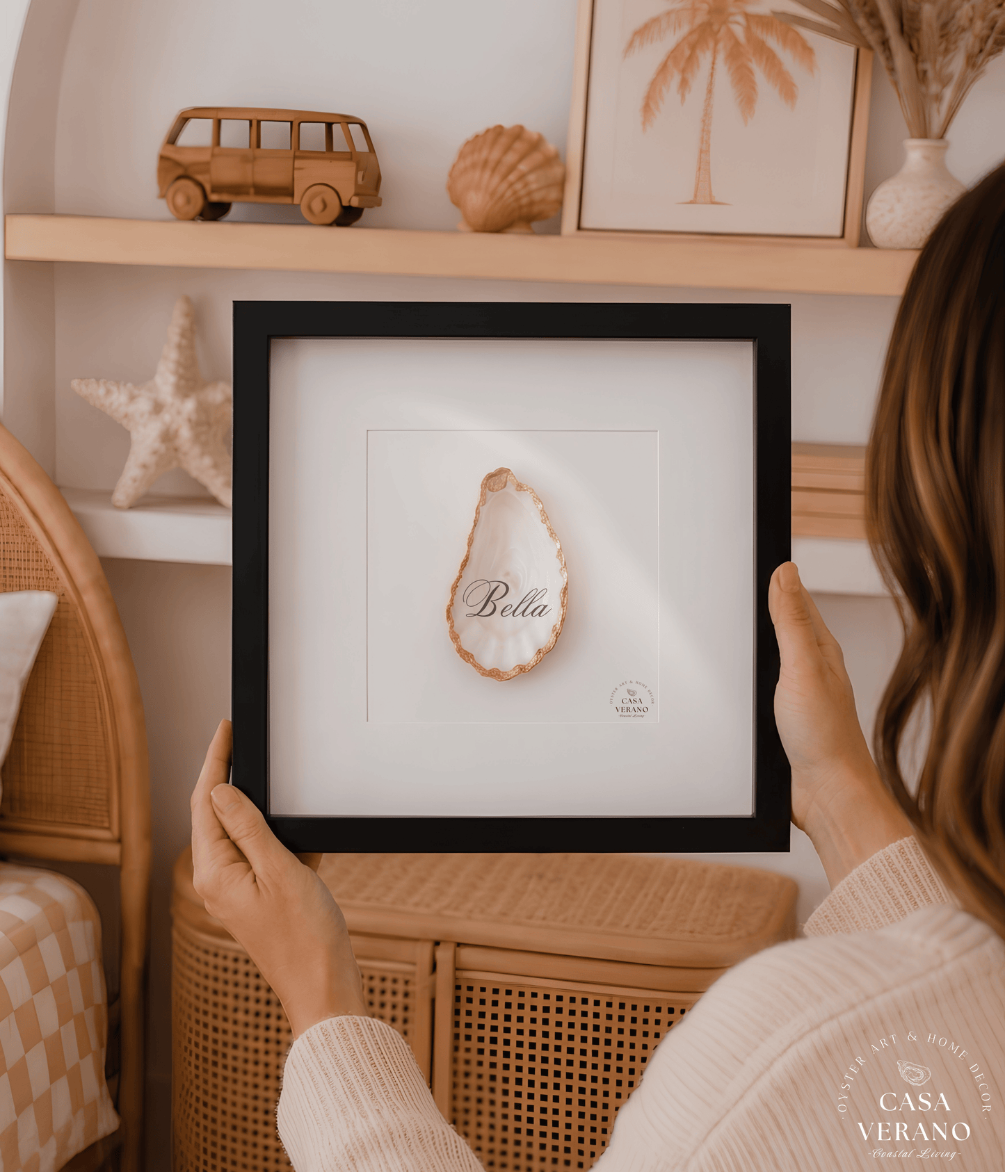 Verano No. 02 – Open Oyster | Black Frame