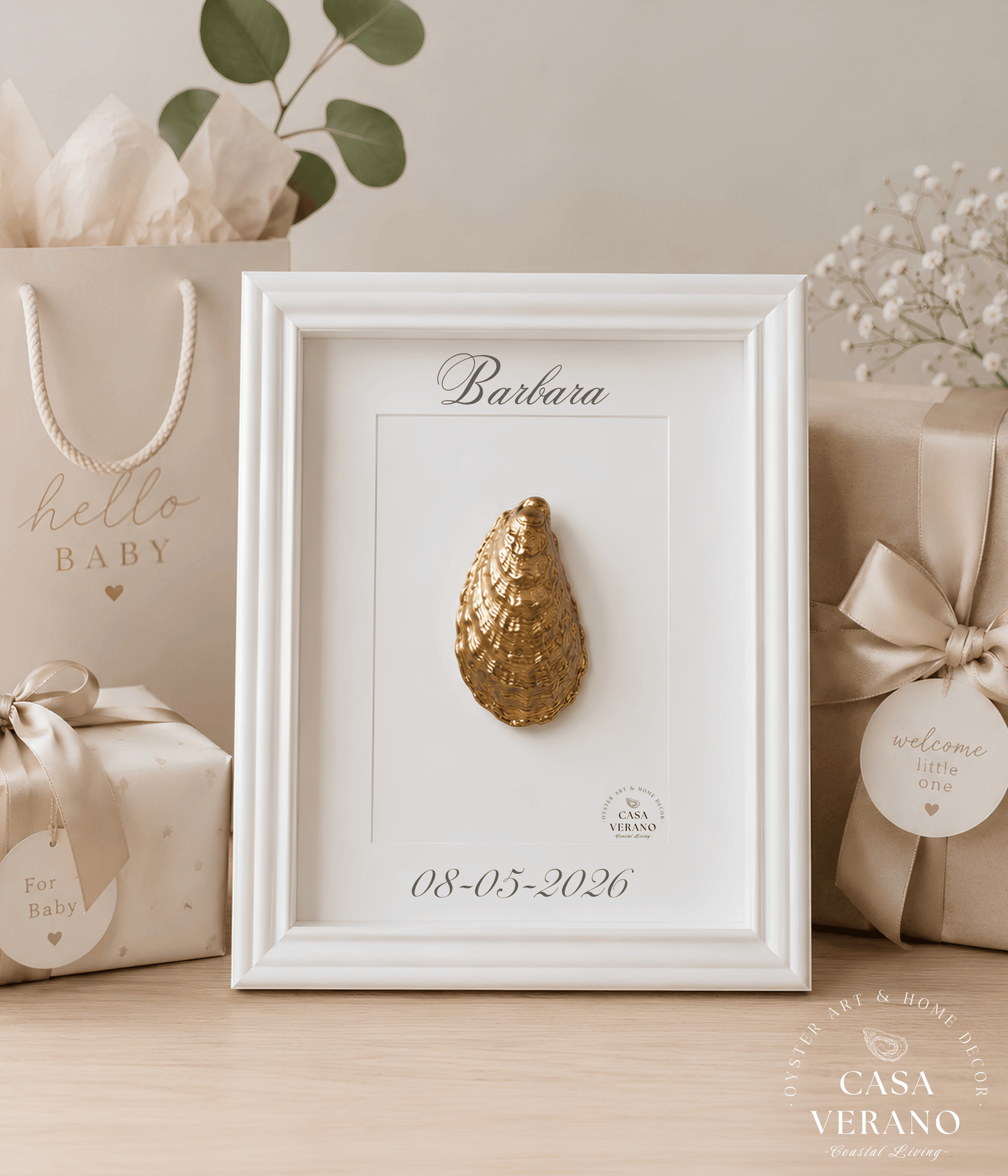 Verano No. 07 – Golden Oyster | White Frame Profile