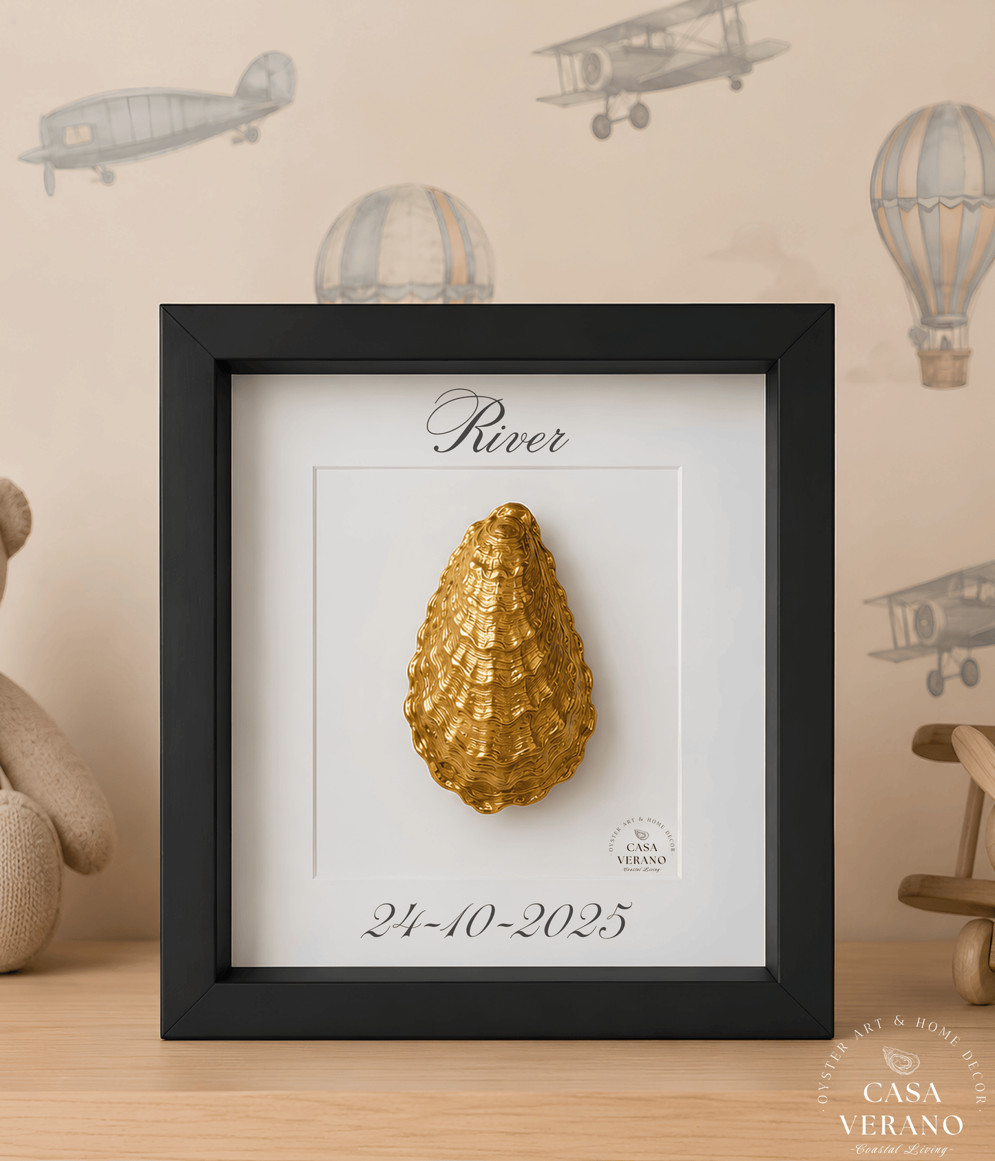 Verano No. 04 – Golden Oyster | Black Frame