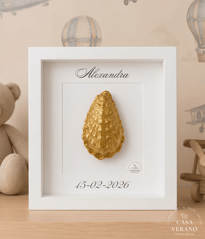 Verano No. 03 – Golden Oyster | White Frame