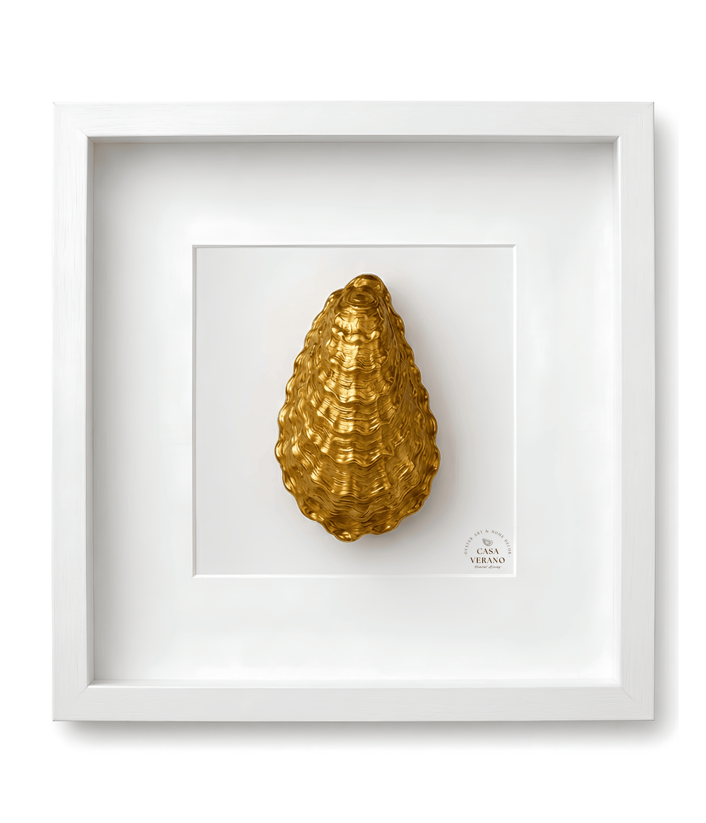 Verano No. 03 – Golden Oyster | White Frame