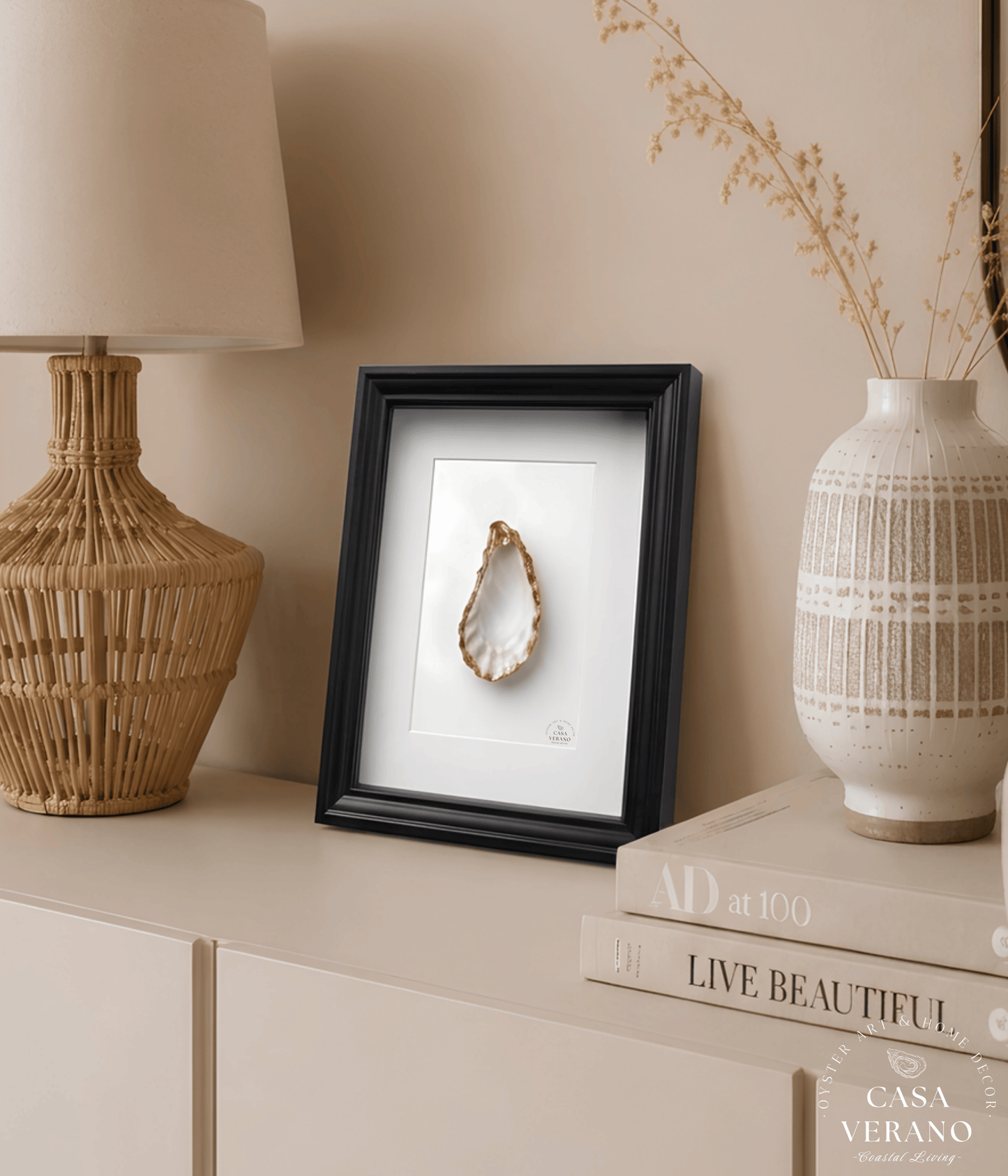 Verano No. 06 – Open Oyster | Black Frame Profile