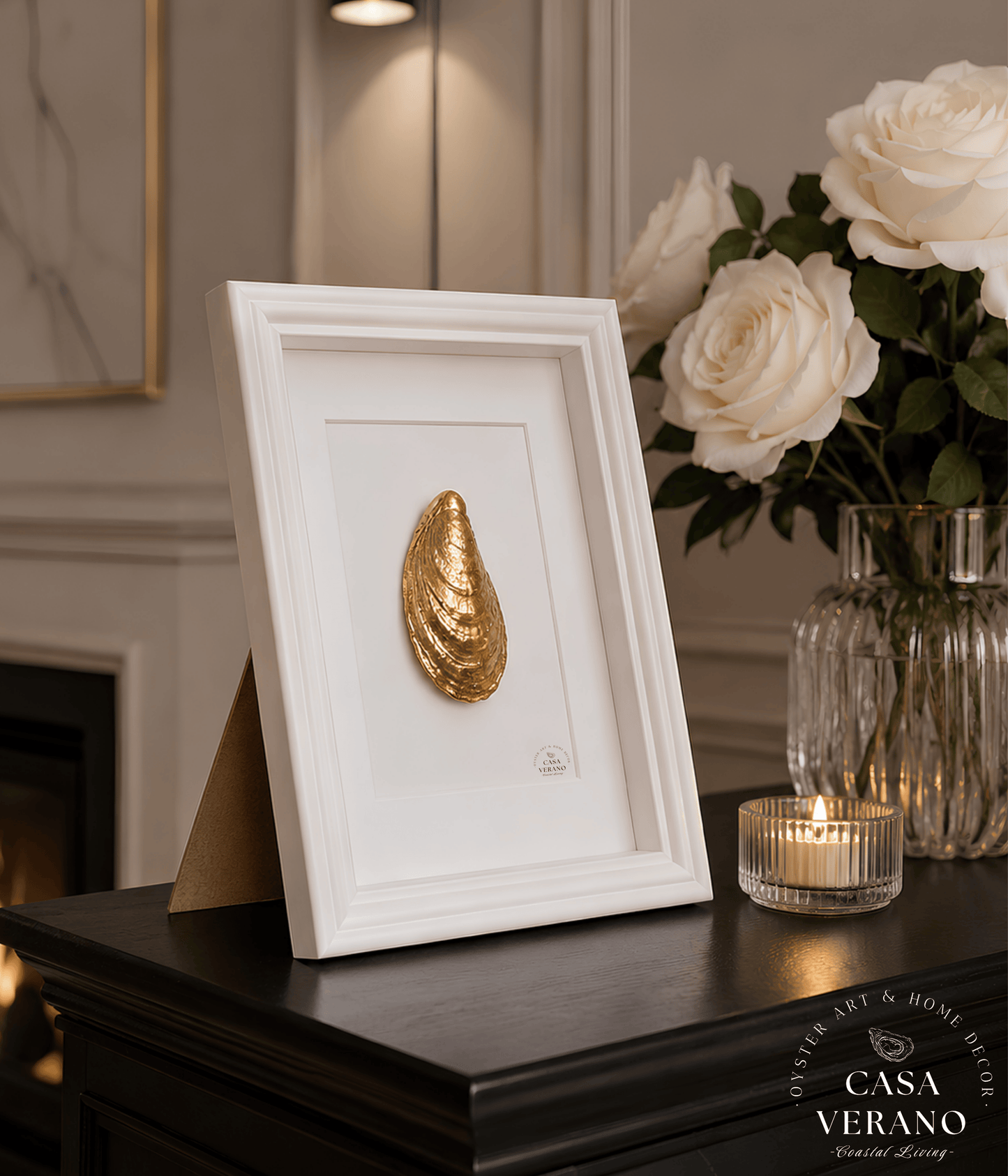 Verano No. 07 – Golden Oyster | White Frame Profile